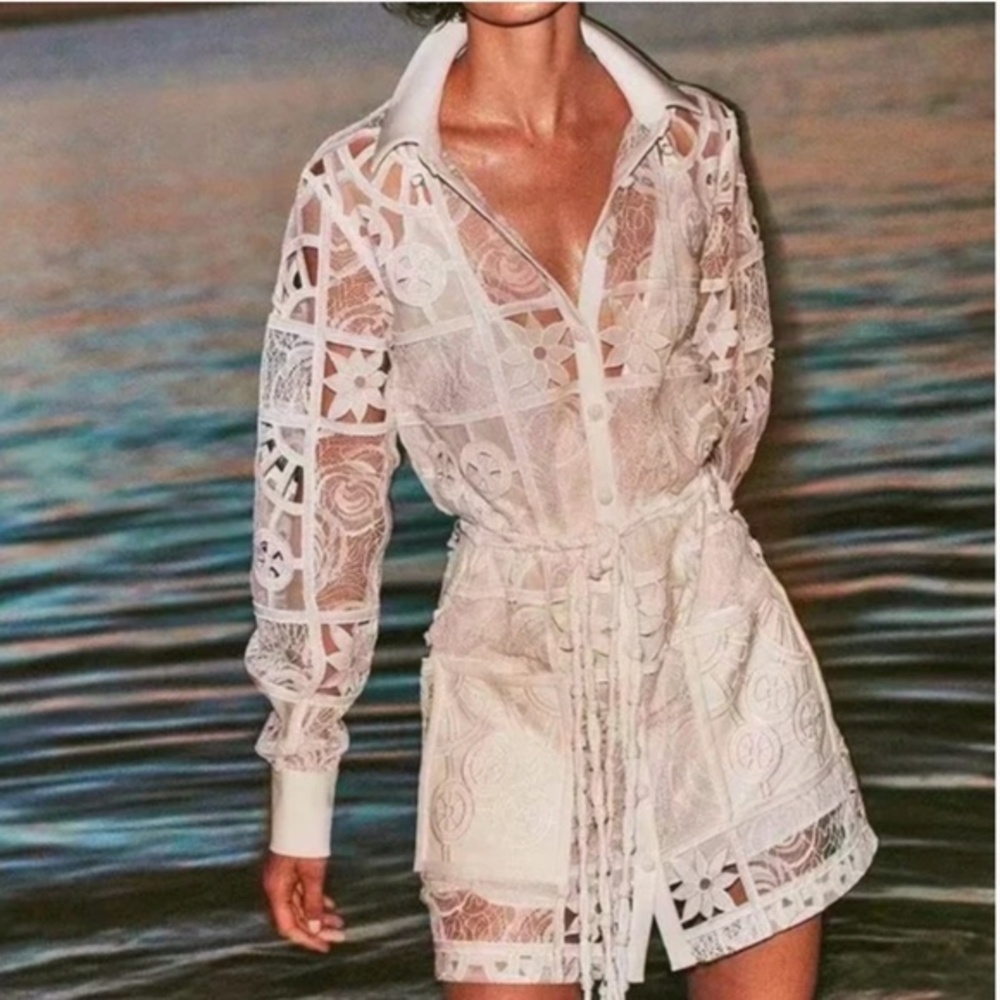 ALEXIS Tali Dress in French White